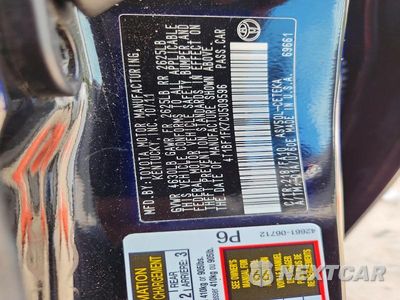 Zdjęcie 12 z 12 samochodu: 2012 TOYOTA CAMRY L VIN:4T1BF1FK7CU509596 - miniatura