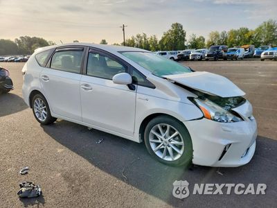 Czwarte zdjęcie samochodu z boku: 2013 TOYOTA PRIUS V FIVE VIN:JTDZN3EU5D3218655 - miniatura