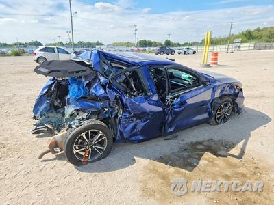 Trzecie zdjęcie samochodu z tyłu: 2022 KIA FORTE LXS VIN:3KPF24AD5NE446446 - miniatura