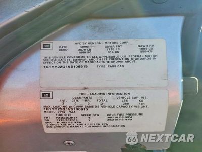 Zdjęcie 13 z 13 samochodu: 1997 CHEVROLET CORVETTE VIN:1G1YY22G1V5106915 - miniatura