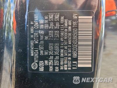 Zdjęcie 12 z 12 samochodu: 2025 HYUNDAI PALISADE SEL VIN:KM8R2DGE4SU845693 - miniatura