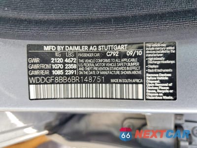 Zdjęcie 13 z 13 samochodu: 2011 MERCEDES-BENZ C 300 4MATIC VIN:WDDGF8BB6BR148751 - miniatura
