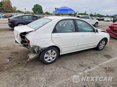 Trzecie zdjęcie samochodu z tyłu: 2009 KIA SPECTRA LX VIN:KNAFE221195610399 - miniatura