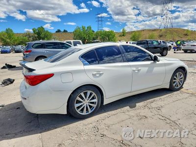 Trzecie zdjęcie samochodu z tyłu: 2017 INFINITI Q50 3.0T PREMIUM VIN:JN1EV7AR1HM835691 - miniatura