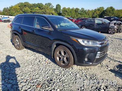 Czwarte zdjęcie samochodu z boku: 2017 TOYOTA HIGHLANDER LIMITED PLATINUM VIN:5TDDZRFH0HS358183 - miniatura