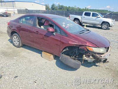 Czwarte zdjęcie samochodu z boku: 2012 HONDA CIVIC LX VIN:19XFB2F51CE327196 - miniatura