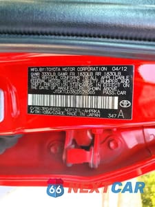 Zdjęcie 12 z 12 samochodu: 2012 TOYOTA YARIS 5-DOOR LE VIN:JTDKTUD38CD529365 - miniatura