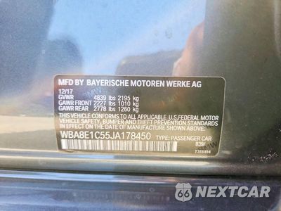 Zdjęcie 12 z 12 samochodu: 2018 BMW 330E VIN:WBA8E1C55JA178450 - miniatura