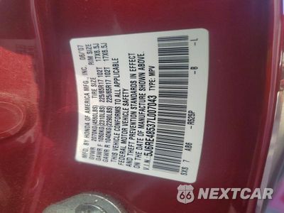 Zdjęcie 13 z 13 samochodu: 2007 HONDA CR-V EX VIN:5J6RE48537L007043 - miniatura