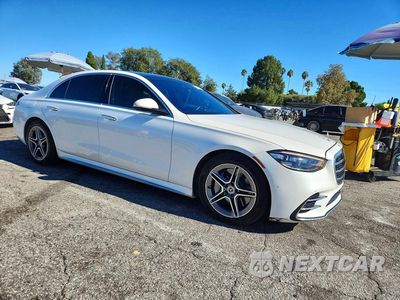 Czwarte zdjęcie samochodu z boku: 2022 MERCEDES-BENZ S 500 4MATIC VIN:W1K6G6DB7NA066654 - miniatura
