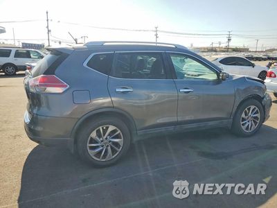 Trzecie zdjęcie samochodu z tyłu: 2015 NISSAN ROGUE SL VIN:5N1AT2MT0FC783576 - miniatura