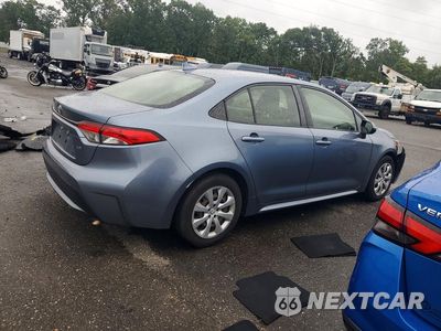 Trzecie zdjęcie samochodu z tyłu: 2020 TOYOTA COROLLA LE VIN:JTDEPRAEXLJ046739 - miniatura