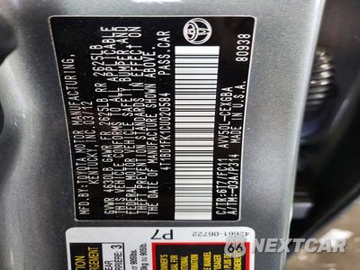 Zdjęcie 12 z 12 samochodu: 2012 TOYOTA CAMRY HYBRID XLE VIN:4T1BD1FK1CU020584 - miniatura