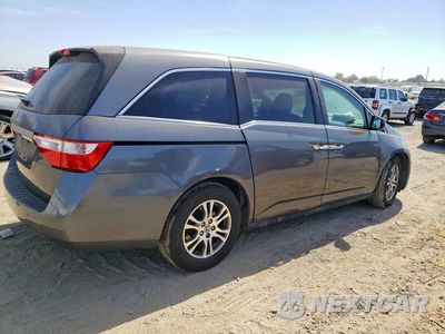 Trzecie zdjęcie samochodu z tyłu: 2012 HONDA ODYSSEY EX VIN:5FNRL5H45CB135502 - miniatura