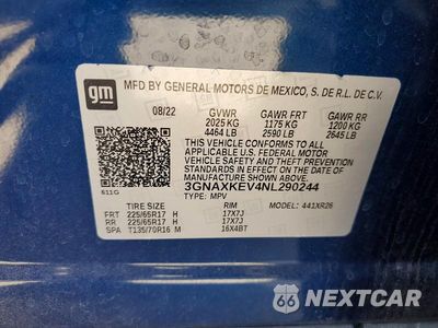 Zdjęcie 13 z 13 samochodu: 2022 CHEVROLET EQUINOX LT VIN:3GNAXKEV4NL290244 - miniatura