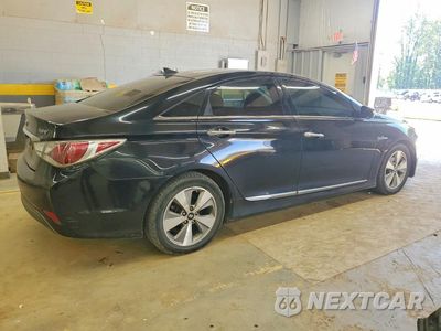 Trzecie zdjęcie samochodu z tyłu: 2012 HYUNDAI SONATA HYBRID VIN:KMHEC4A42CA041519 - miniatura