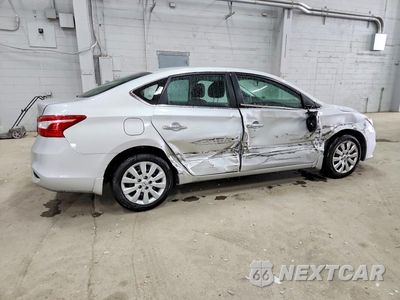 Trzecie zdjęcie samochodu z tyłu: 2019 NISSAN SENTRA S VIN:3N1AB7AP4KY396500 - miniatura