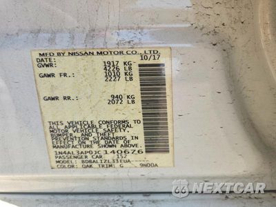 Zdjęcie 12 z 12 samochodu: 2018 NISSAN ALTIMA 2.5 SV VIN:1N4AL3AP0JC140676 - miniatura