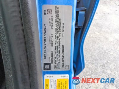Zdjęcie 12 z 12 samochodu: 2018 CHEVROLET SPARK LS VIN:KL8CB6SA8JC480992 - miniatura
