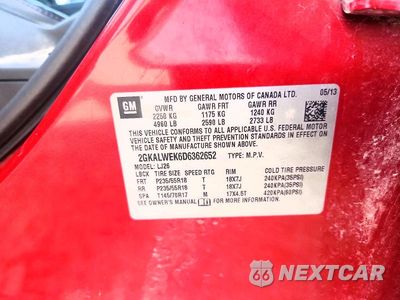 Zdjęcie 14 z 14 samochodu: 2013 GMC TERRAIN SLT VIN:2GKALWEK6D6362652 - miniatura
