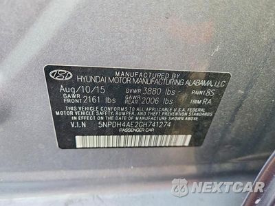 Zdjęcie 12 z 12 samochodu: 2016 HYUNDAI ELANTRA SE VIN:5NPDH4AE2GH741274 - miniatura