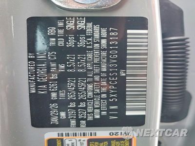 Zdjęcie 13 z 13 samochodu: 2027 KIA TELLURIDE X-LINE EX VIN:5XYPCES13VG013187 - miniatura
