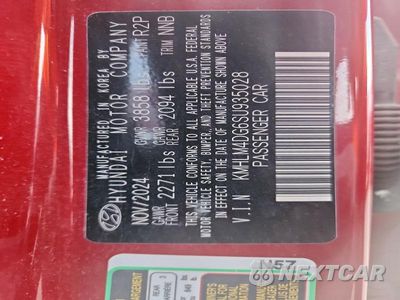 Zdjęcie 13 z 13 samochodu: 2025 HYUNDAI ELANTRA SEL SPORT VIN:KMHLM4DG6SU935028 - miniatura