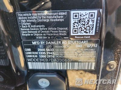 Zdjęcie 12 z 12 samochodu: 2013 MERCEDES-BENZ CL 550 4MATIC VIN:WDDEJ9EB7DA030667 - miniatura