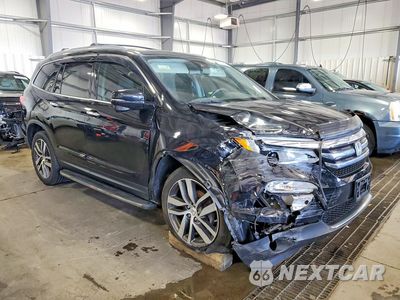 Czwarte zdjęcie samochodu z boku: 2017 HONDA PILOT TOURING VIN:5FNYF6H98HB037494 - miniatura