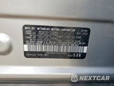 Zdjęcie 13 z 13 samochodu: 2024 MITSUBISHI ECLIPSE CROSS SE VIN:JA4ATWAA7RZ035692 - miniatura