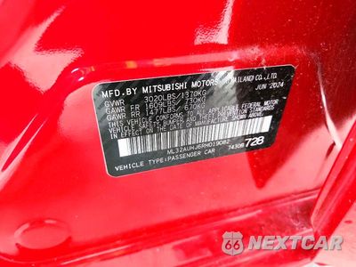 Zdjęcie 13 z 13 samochodu: 2024 MITSUBISHI MIRAGE ES VIN:ML32AUHJ6RH019082 - miniatura