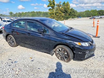 Czwarte zdjęcie samochodu z boku: 2015 HONDA CIVIC EX VIN:19XFB2F84FE015923 - miniatura