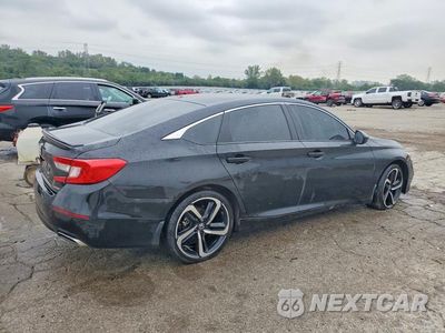 Trzecie zdjęcie samochodu z tyłu: 2020 HONDA ACCORD SPORT VIN:1HGCV1F30LA025941 - miniatura