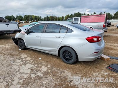 Drugie zdjęcie samochodu z przodu: 2017 CHEVROLET CRUZE LS VIN:1G1BC5SMXH7151002 - miniatura