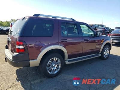 Trzecie zdjęcie samochodu z tyłu: 2007 FORD EXPLORER EDDIE BAUER VIN:1FMEU74837UA89550 - miniatura