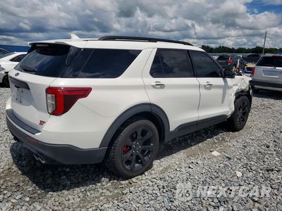 Trzecie zdjęcie samochodu z tyłu: 2022 FORD EXPLORER ST VIN:1FM5K8GC0NGA18670 - miniatura