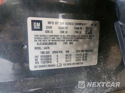 Zdjęcie 13 z 13 samochodu: 2018 BUICK ENCORE PREFERRED VIN:KL4CJASB2JB696195 - miniatura