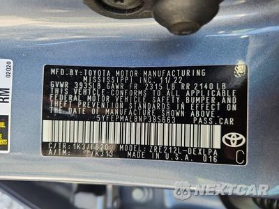 Zdjęcie 12 z 12 samochodu: 2022 TOYOTA COROLLA LE VIN:5YFEPMAE8NP385663 - miniatura