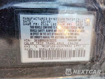 Zdjęcie 13 z 13 samochodu: 2022 NISSAN SENTRA S VIN:3N1AB8BVXNY302370 - miniatura