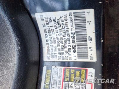 Zdjęcie 12 z 12 samochodu: 2004 HONDA CIVIC DX VP VIN:1HGEM22174L028489 - miniatura