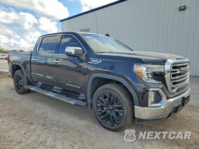 Czwarte zdjęcie samochodu z boku: 2021 GMC SIERRA K1500 SLT VIN:1GTU9DED8MZ180324 - miniatura