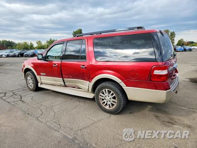 Drugie zdjęcie samochodu z przodu: 2008 FORD EXPEDITION EL EDDIE BAUER VIN:1FMFK18528LA72107 - miniatura