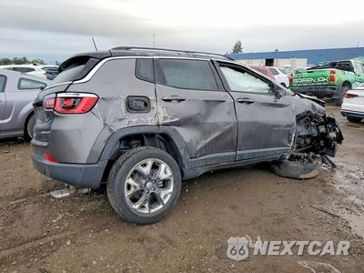 Trzecie zdjęcie samochodu z tyłu: 2019 JEEP COMPASS LIMITED VIN:3C4NJDCB7KT638338 - miniatura