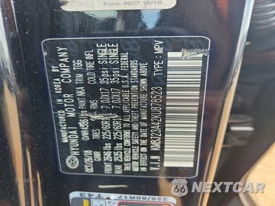 Zdjęcie 13 z 13 samochodu: 2019 HYUNDAI TUCSON SE VIN:KM8J23A42KU878523 - miniatura