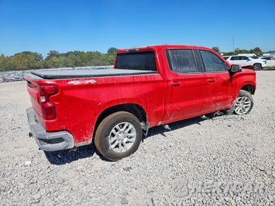 Trzecie zdjęcie samochodu z tyłu: 2023 CHEVROLET SILVERADO K1500 LT VIN:1GCUDDE8XPZ331170 - miniatura