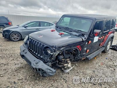 Czwarte zdjęcie samochodu z boku: 2021 JEEP WRANGLER UNLIMITED SPORT VIN:1C4HJXKNXMW797832 - miniatura