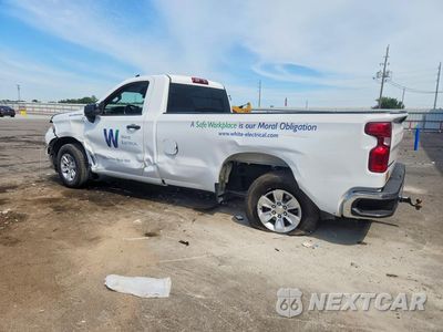 Drugie zdjęcie samochodu z przodu: 2024 CHEVROLET SILVERADO C1500 VIN:3GCNAAED4RG351300 - miniatura