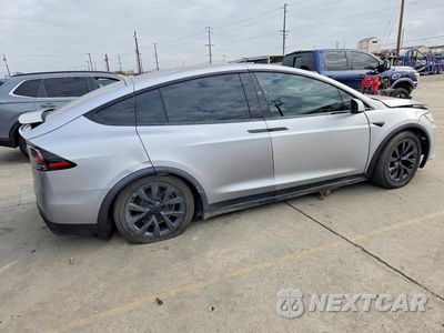 Trzecie zdjęcie samochodu z tyłu: 2025 TESLA MODEL X VIN:7SAXCDE56SF463608 - miniatura