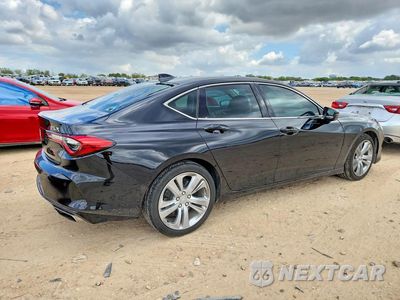 Trzecie zdjęcie samochodu z tyłu: 2023 ACURA TLX TECHNOLOGY VIN:19UUB5F48PA004371 - miniatura