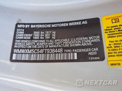 Zdjęcie 12 z 12 samochodu: 2015 MINI COOPER VIN:WMWXM5C54FT938448 - miniatura